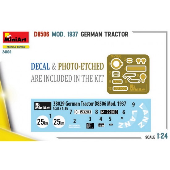 1/24 German Tractor D8506 Mod. 1937 1/24 German Tractor D8506 Mod. 1937