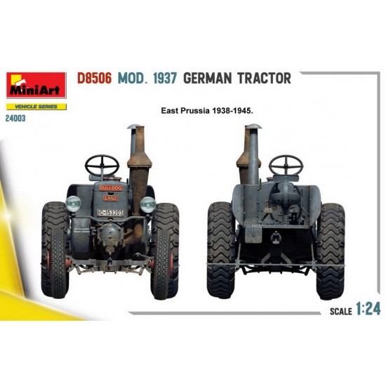 1/24 German Tractor D8506 Mod. 1937 1/24 German Tractor D8506 Mod. 1937