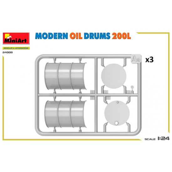 1/24 Modern Oil Drums 200L 1/24 Modern Oil Drums 200L