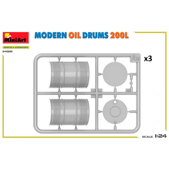 1/24 Modern Oil Drums 200L 1/24 Modern Oil Drums 200L