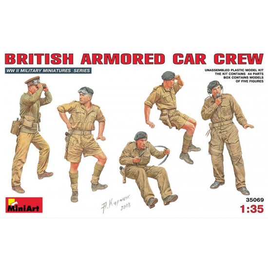1/35 British Armoured Car Crew (5 figures) 1/35 British Armoured Car Crew (5 figures)