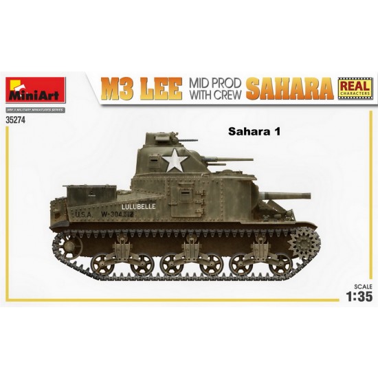 1/35 M3 Lee Mid Production Sahara w/Crew 1/35 M3 Lee Mid Production Sahara w/Crew