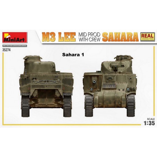 1/35 M3 Lee Mid Production Sahara w/Crew 1/35 M3 Lee Mid Production Sahara w/Crew