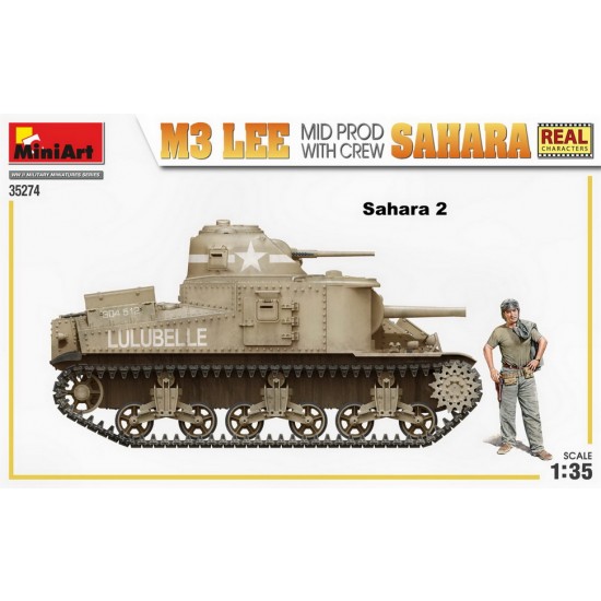 1/35 M3 Lee Mid Production Sahara w/Crew 1/35 M3 Lee Mid Production Sahara w/Crew