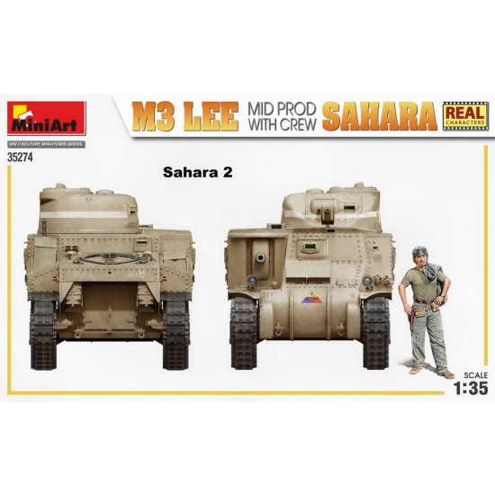 1/35 M3 Lee Mid Production Sahara w/Crew 1/35 M3 Lee Mid Production Sahara w/Crew