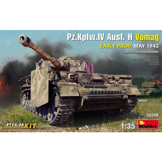 1/35 PzKpfw.IV Ausf. H Vomag. Early, May 1943 [Interior Kit]