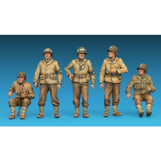 1/35 US Jeep Crew & MPs (5 figures) [Special Edition]