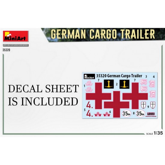 1/35 German Cargo Trailer 1/35 German Cargo Trailer