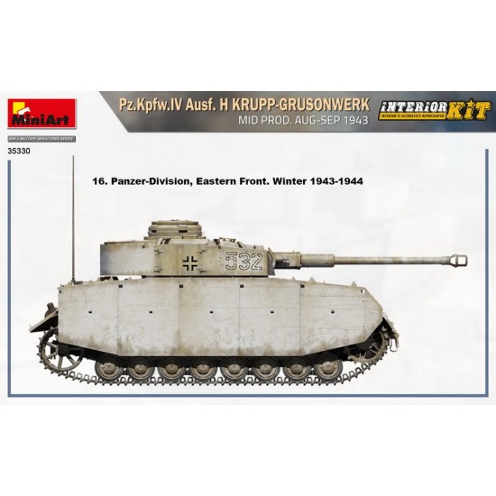 1/35 PzKpfw.IV Ausf. H Krupp-Grusonwerk Mid, Aug-Sep 1943 [Interior Kit]