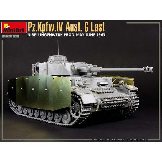 1/35 PzKpfw.IV Ausf. G-Last/H-Early Nibelungenwerk, May-June 1943 [2in1] Interior Kit