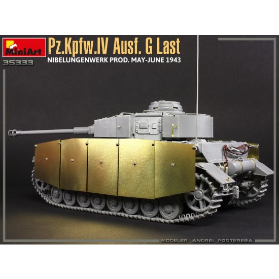 1/35 PzKpfw.IV Ausf. G-Last/H-Early Nibelungenwerk, May-June 1943 [2in1] Interior Kit