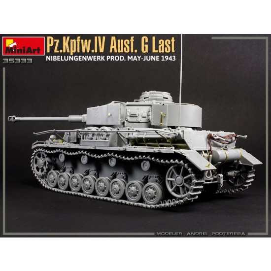 1/35 PzKpfw.IV Ausf. G-Last/H-Early Nibelungenwerk, May-June 1943 [2in1] Interior Kit