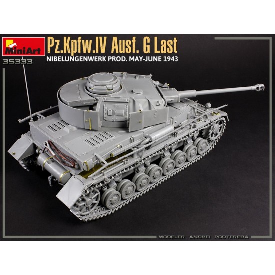 1/35 PzKpfw.IV Ausf. G-Last/H-Early Nibelungenwerk, May-June 1943 [2in1] Interior Kit