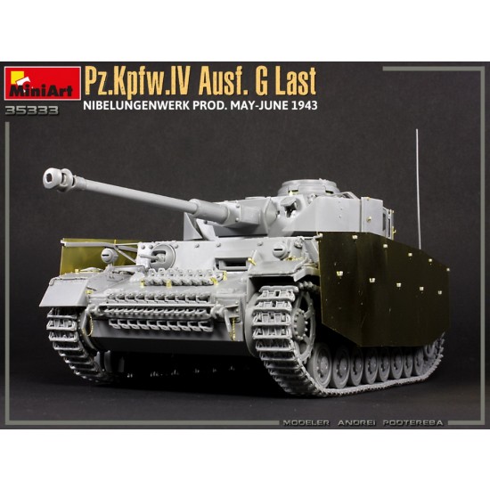 1/35 PzKpfw.IV Ausf. G-Last/H-Early Nibelungenwerk, May-June 1943 [2in1] Interior Kit