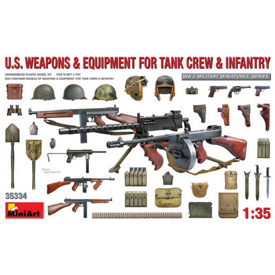 1/35 US Weapons & Equipment for Tank Crew & Infantry
