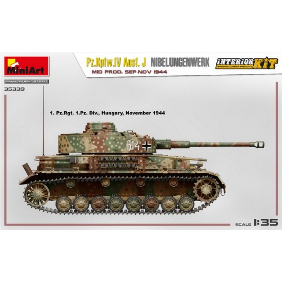 1/35 PzKpfw.Iv Ausf. J Nibelungenwerk Mid Prod, Sep-Nov 1944 [Interior Kit]