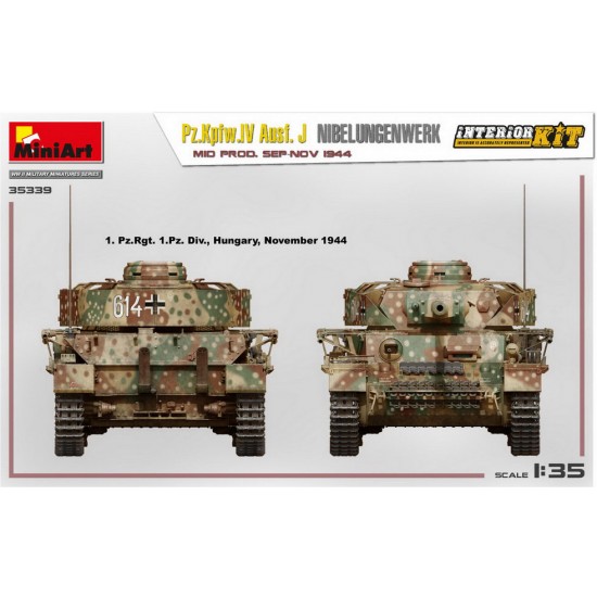 1/35 PzKpfw.Iv Ausf. J Nibelungenwerk Mid Prod, Sep-Nov 1944 [Interior Kit]