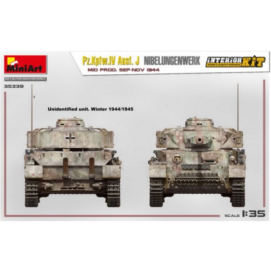 1/35 PzKpfw.Iv Ausf. J Nibelungenwerk Mid Prod, Sep-Nov 1944 [Interior Kit]