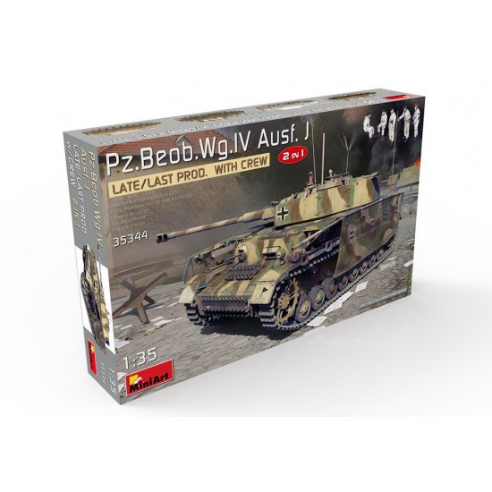 1/35 PzBeob.Wg.IV Ausf. J Late/Last Prod. 2 in 1 w/Crew 1/35 PzBeob.Wg.IV Ausf. J Late/Last Prod. 2 in 1 w/Crew