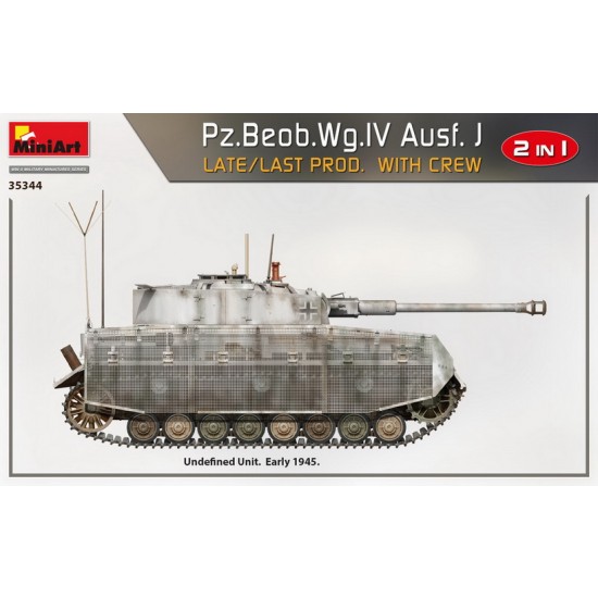 1/35 PzBeob.Wg.IV Ausf. J Late/Last Prod. 2 in 1 w/Crew 1/35 PzBeob.Wg.IV Ausf. J Late/Last Prod. 2 in 1 w/Crew