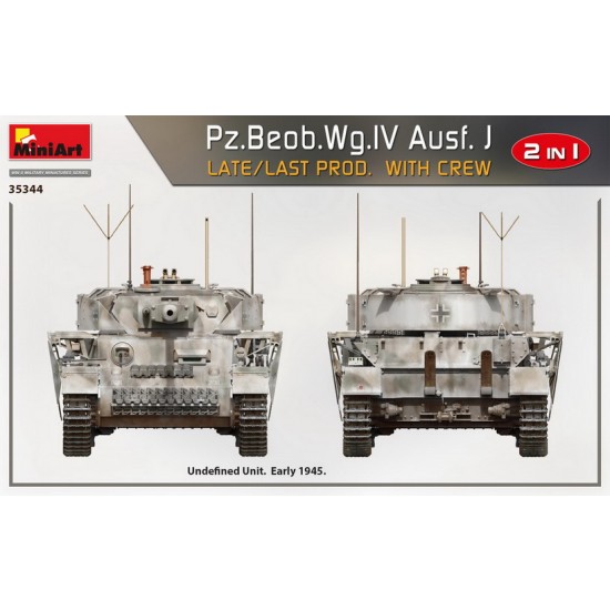 1/35 PzBeob.Wg.IV Ausf. J Late/Last Prod. 2 in 1 w/Crew 1/35 PzBeob.Wg.IV Ausf. J Late/Last Prod. 2 in 1 w/Crew