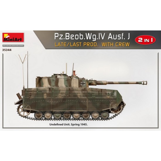 1/35 PzBeob.Wg.IV Ausf. J Late/Last Prod. 2 in 1 w/Crew 1/35 PzBeob.Wg.IV Ausf. J Late/Last Prod. 2 in 1 w/Crew