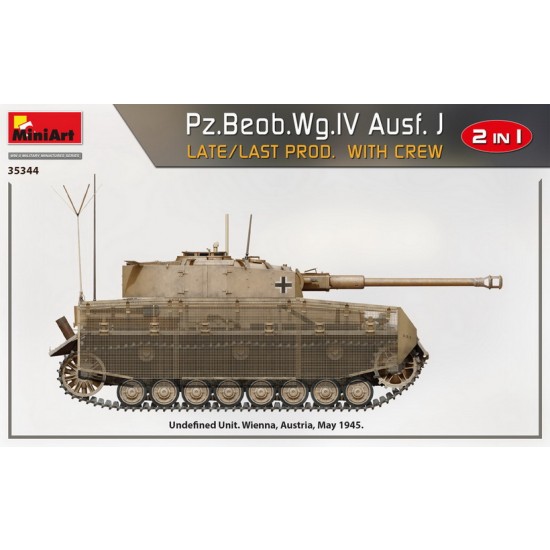 1/35 PzBeob.Wg.IV Ausf. J Late/Last Prod. 2 in 1 w/Crew