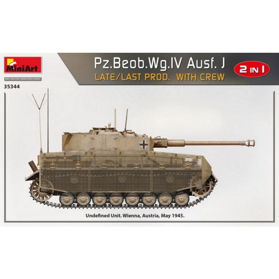 1/35 PzBeob.Wg.IV Ausf. J Late/Last Prod. 2 in 1 w/Crew 1/35 PzBeob.Wg.IV Ausf. J Late/Last Prod. 2 in 1 w/Crew
