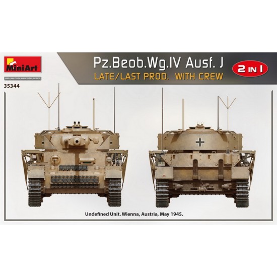 1/35 PzBeob.Wg.IV Ausf. J Late/Last Prod. 2 in 1 w/Crew 1/35 PzBeob.Wg.IV Ausf. J Late/Last Prod. 2 in 1 w/Crew