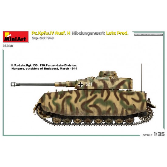 1/35 PzKpfw.IV Ausf. H Nibelungenwerk Late, Sep-Oct 1943 1/35 PzKpfw.IV Ausf. H Nibelungenwerk Late, Sep-Oct 1943