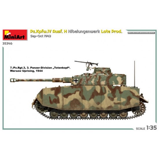 1/35 PzKpfw.IV Ausf. H Nibelungenwerk Late, Sep-Oct 1943 1/35 PzKpfw.IV Ausf. H Nibelungenwerk Late, Sep-Oct 1943