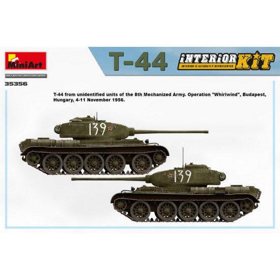 1/35 T-44 Medium Tank Interior Kit 1/35 T-44 Medium Tank Interior Kit