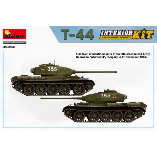 1/35 T-44 Medium Tank Interior Kit 1/35 T-44 Medium Tank Interior Kit