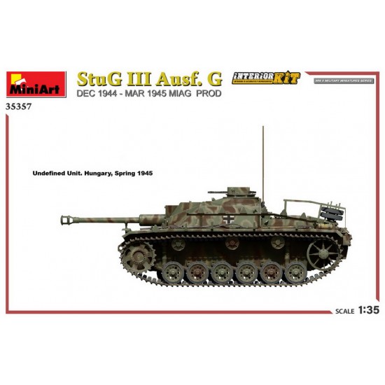 1/35 Stug III Ausf. G Dec 1944, Mar 1945 MIAG Production [Interior Kit]