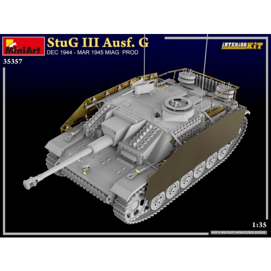 1/35 Stug III Ausf. G Dec 1944, Mar 1945 MIAG Production [Interior Kit]