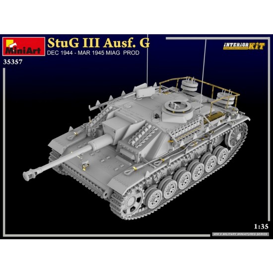 1/35 Stug III Ausf. G Dec 1944, Mar 1945 MIAG Production [Interior Kit]