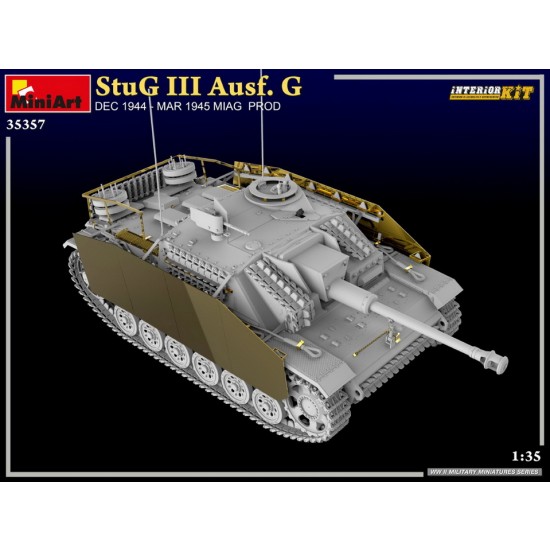 1/35 Stug III Ausf. G Dec 1944, Mar 1945 MIAG Production [Interior Kit]