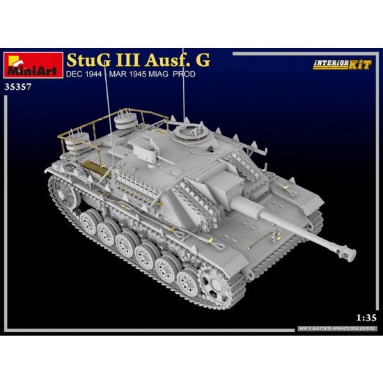 1/35 Stug III Ausf. G Dec 1944, Mar 1945 MIAG Production [Interior Kit]