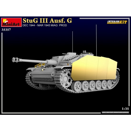 1/35 Stug III Ausf. G Dec 1944, Mar 1945 MIAG Production [Interior Kit]