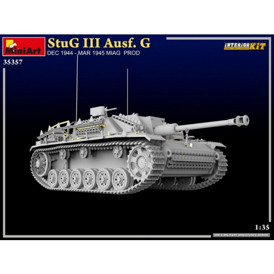 1/35 Stug III Ausf. G Dec 1944, Mar 1945 MIAG Production [Interior Kit]