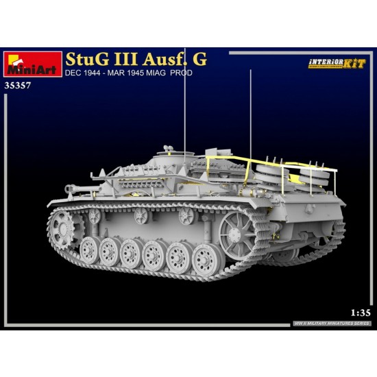 1/35 Stug III Ausf. G Dec 1944, Mar 1945 MIAG Production [Interior Kit]