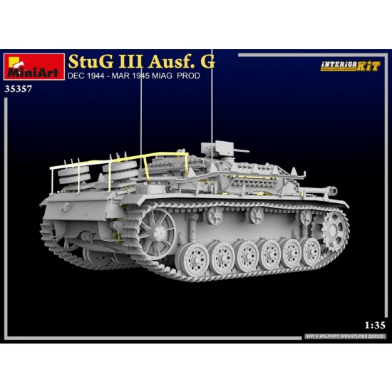 1/35 Stug III Ausf. G Dec 1944, Mar 1945 MIAG Production [Interior Kit]