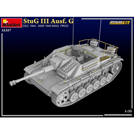 1/35 Stug III Ausf. G Dec 1944, Mar 1945 MIAG Production [Interior Kit]