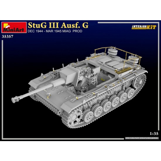 1/35 Stug III Ausf. G Dec 1944, Mar 1945 MIAG Production [Interior Kit]