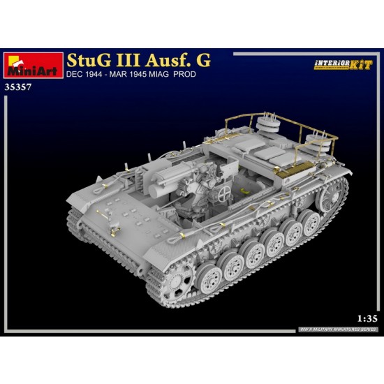 1/35 Stug III Ausf. G Dec 1944, Mar 1945 MIAG Production [Interior Kit]