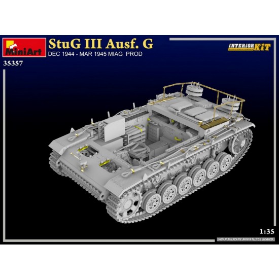 1/35 Stug III Ausf. G Dec 1944, Mar 1945 MIAG Production [Interior Kit]