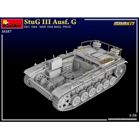 1/35 Stug III Ausf. G Dec 1944, Mar 1945 MIAG Production [Interior Kit]