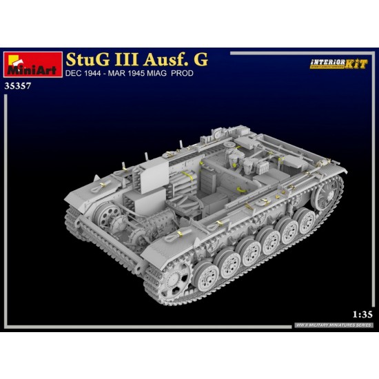 1/35 Stug III Ausf. G Dec 1944, Mar 1945 MIAG Production [Interior Kit]