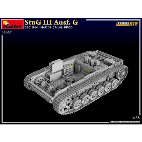 1/35 Stug III Ausf. G Dec 1944, Mar 1945 MIAG Production [Interior Kit]