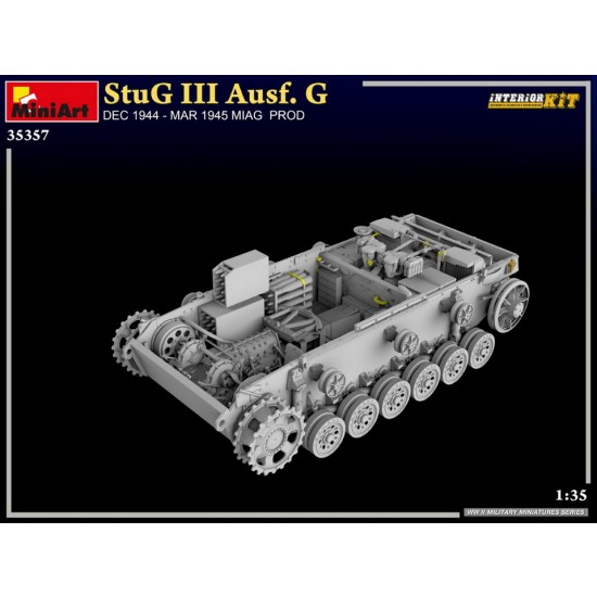 1/35 Stug III Ausf. G Dec 1944, Mar 1945 MIAG Production [Interior Kit]